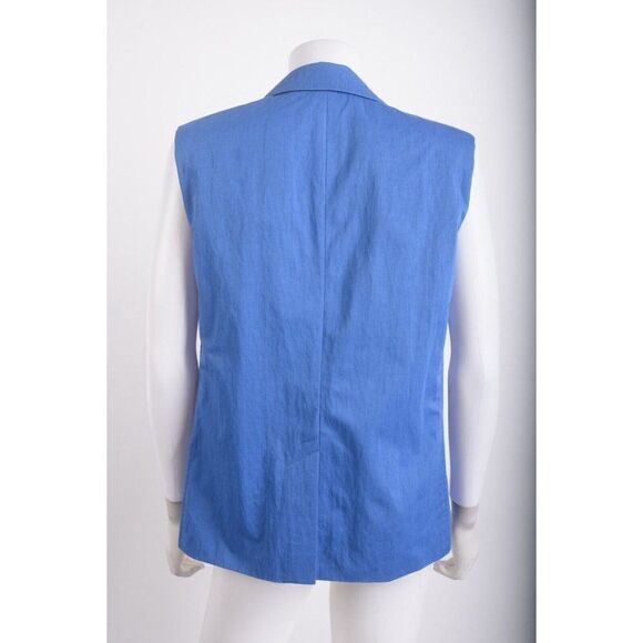 Jason Wu Womens Blazer Vest Sz 2 Blue NWOT - Picture 5 of 6